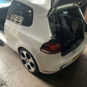 GOLF GTI BREAKING MK6 CCZ KNU FLAT BOTTOM INTERIOR ALLOY WHEELS SPARES PART LIGH