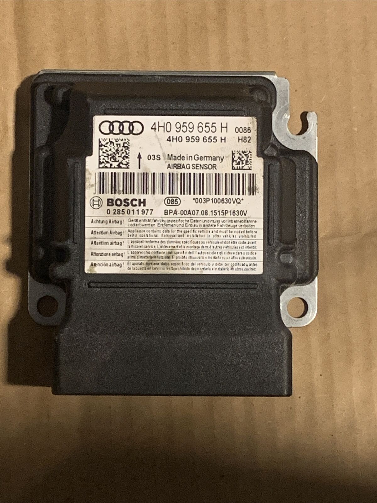 AUDI A6 C7 AIRBAG MODULE 4h0959655h