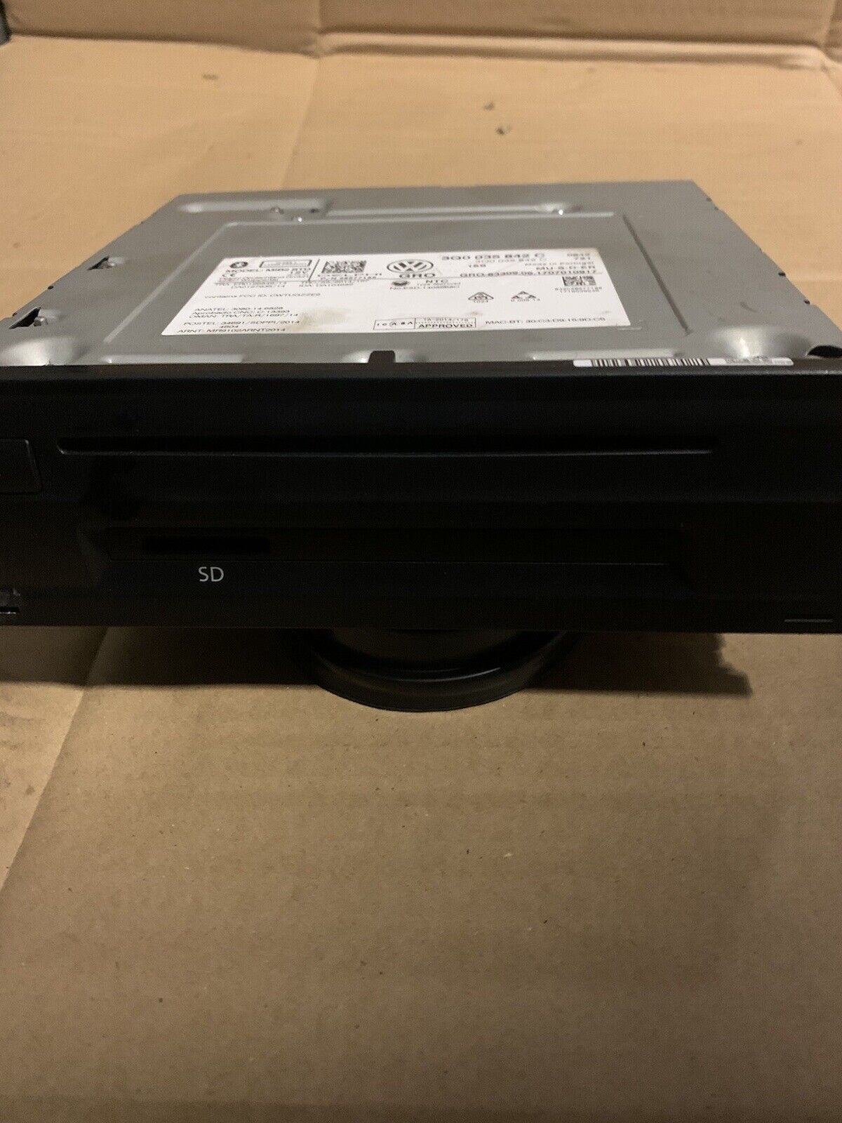 VW 3Q0035842C MEDIA UNIT SAT NAV MMI HEAD UNIT HARD DRIVE