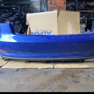 AUDI S3 8V REAR BUMPER SALOON COMPLETE GRILL SPLITTER SENSORS