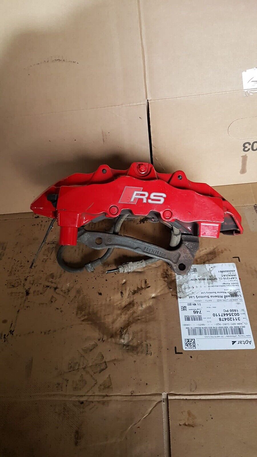 AUDI RS3 8POT BRAKE CALIPER’s Setup With Performance Disks Vags Spares